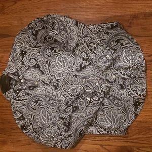 Paisley no iron Ralph Lauren button down